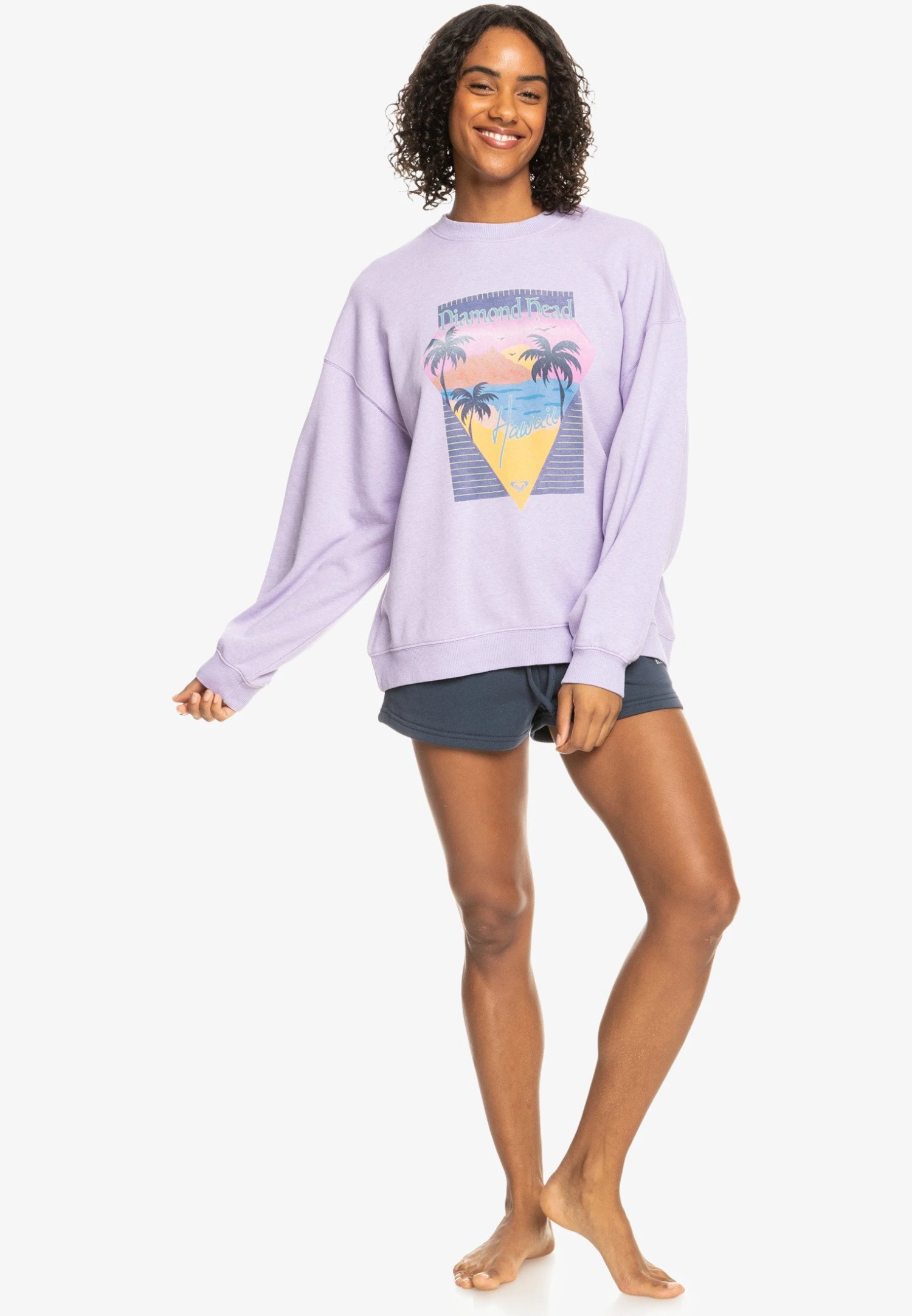 Roxy Take Your Place B - Sweatshirt - Purple Rose 4 Roxy Take Your Place B - Sweatshirt - Purple Rose - Image 2