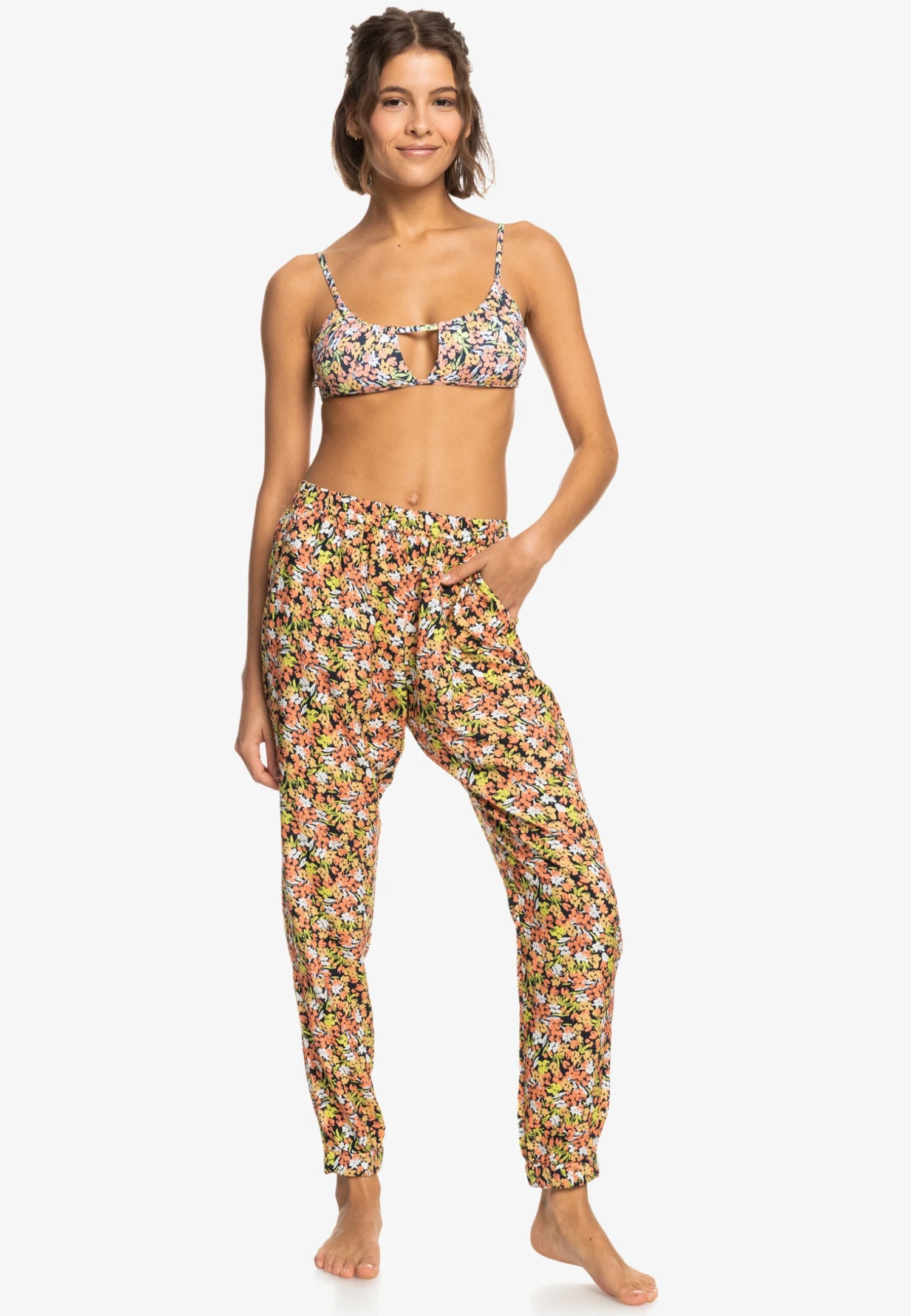Roxy Pt Easy Peasy- Pyjama Bottoms - Mood Indigo Ditsy Love 4 Roxy Pt Easy Peasy- Pyjama Bottoms - Mood Indigo Ditsy Love - Image 2