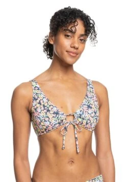 Roxy Printed Classics - Bralette- Bikini Top - Blue