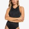 Roxy Active High Performance- Swimsuit - Anthracite 2 Roxy Active High Performance- Swimsuit - Anthracite -Roxy 1461955af8374dfd9a7a5296d970bc3a