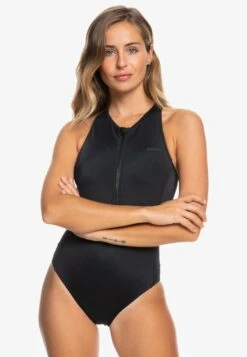 Roxy Active High Performance- Swimsuit - Anthracite