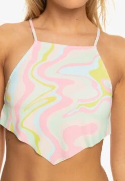 Roxy Tropics Hype Crop - Bikini Top - Ambroisia Swirl Swim -Roxy 1595bace7b1e47b9a7f37adbc62c61b6
