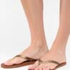 Roxy Janel - T-Bar Sandals - Brown -Roxy 1714137fa3f24bfe846dde5ea7d4b8a7