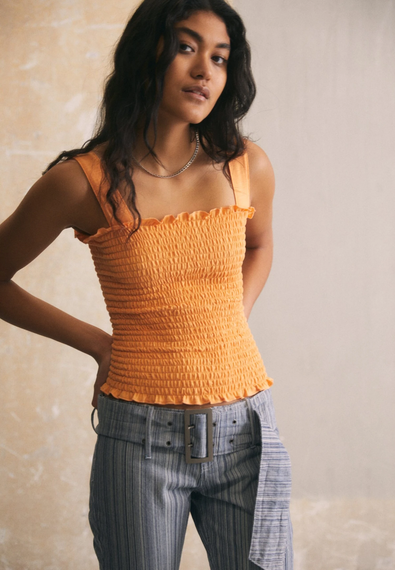 Roxy Postcard To Home - Top - Mock Orange 3 Roxy Postcard To Home - Top - Mock Orange