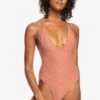 Roxy Coconut Crew - Swimsuit - Cedar Wood -Roxy 1844906eb9c043198ecf2ea7b0462574