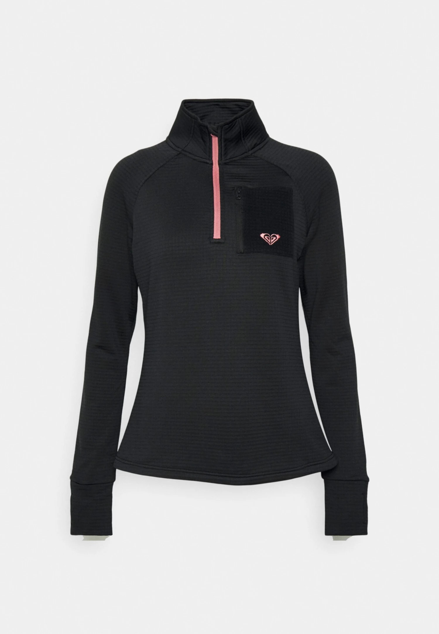 Roxy Waves Of Warmth Waffle Layer - Fleece Jumper - Anthracite 8 Roxy Waves Of Warmth Waffle Layer - Fleece Jumper - Anthracite - Image 6