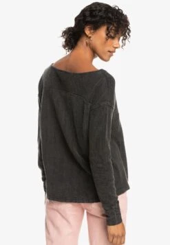 Roxy Boho Mind Langärmliges Mit Waffel - Jumper - Anthracite -Roxy 1dde6af7c0c24fee95908e76482035f2