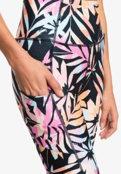 Roxy Heart Into It - Funktionelle Erjnp0349 - Leggings - Anthracite Zebra Jungle -Roxy 1e258eb7a6fd4942b1b5d46f2e4e64dc