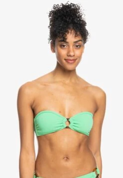 Roxy Color Jam Bandeau - Bikini Top - Green