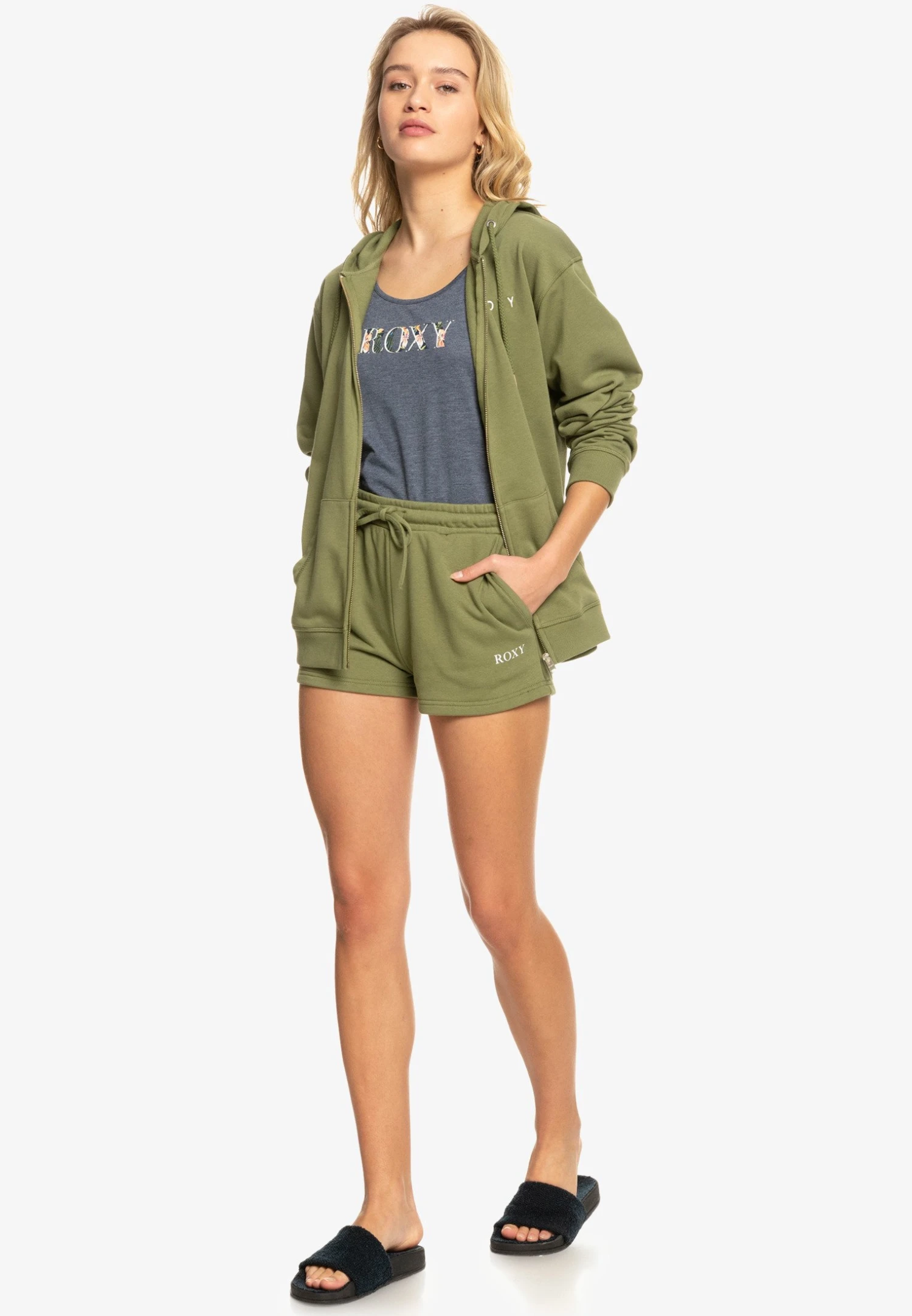 Roxy Zip-Up Sweatshirt - Zip-Up Sweatshirt 4 Roxy Zip-Up Sweatshirt - Zip-Up Sweatshirt - Image 2