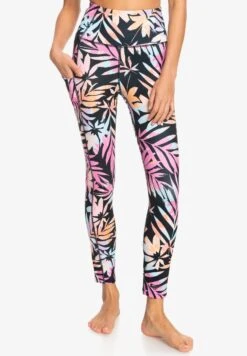 Roxy Heart Into It - Funktionelle Erjnp0349 - Leggings - Anthracite Zebra Jungle
