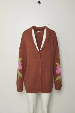 Roxy Hand On Heart - Cardigan - Cedar Wood -Roxy 237f266518ce4597b1f49725e5a6ecfc