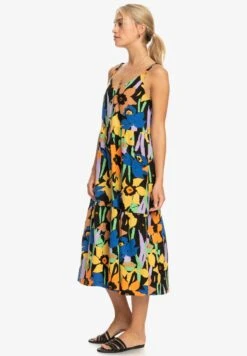 Roxy Waiting Line Printed - Day Dress - Anthracite Flower Jammin -Roxy 2b182ffa8fc24391b7e36bda2c57678d