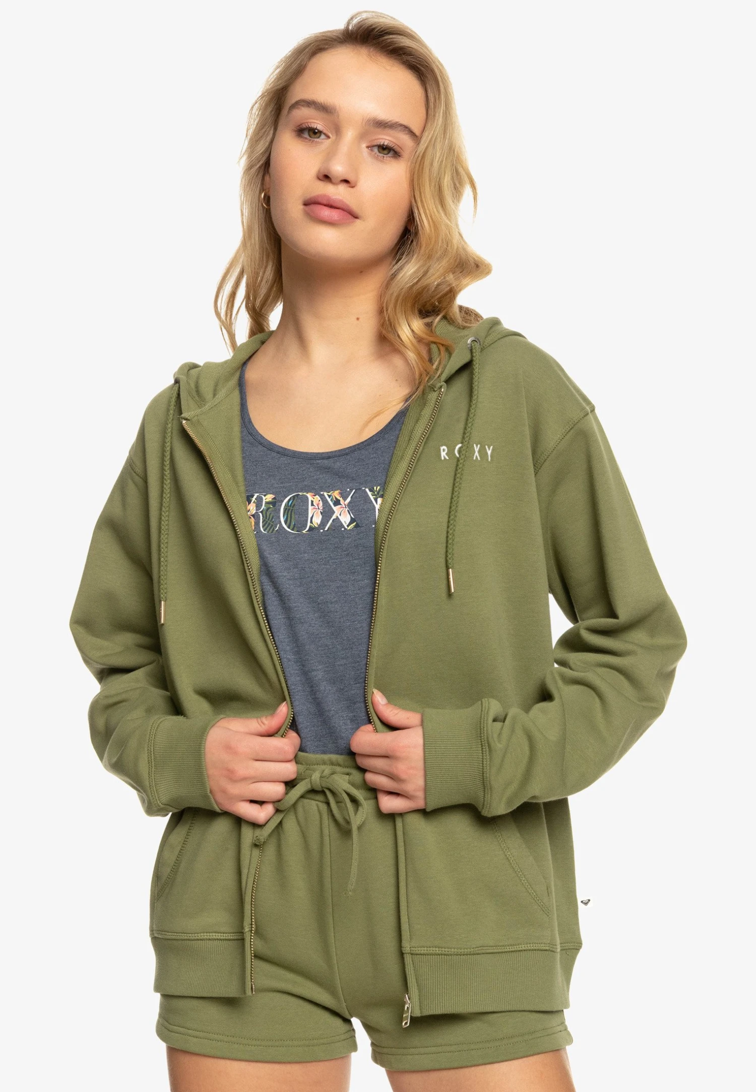 Roxy Zip-Up Sweatshirt - Zip-Up Sweatshirt 3 Roxy Zip-Up Sweatshirt - Zip-Up Sweatshirt