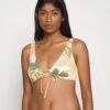 Roxy Beach Classics New Bralette - Bikini Top - White/Light Green/Light Pink -Roxy 2fdbedc6ae3f4d09a2fd26928308f279