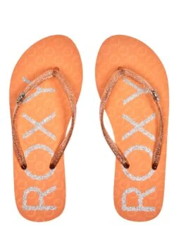 Roxy Viva Sparkle - T-Bar Sandals - Peachie Peach -Roxy 35a626787f264af7b1896cf77a4026d6