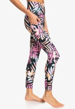 Roxy Heart Into It - Funktionelle Erjnp0349 - Leggings - Anthracite Zebra Jungle -Roxy 377bfd576f394aa6b93df03b2ac5f54a