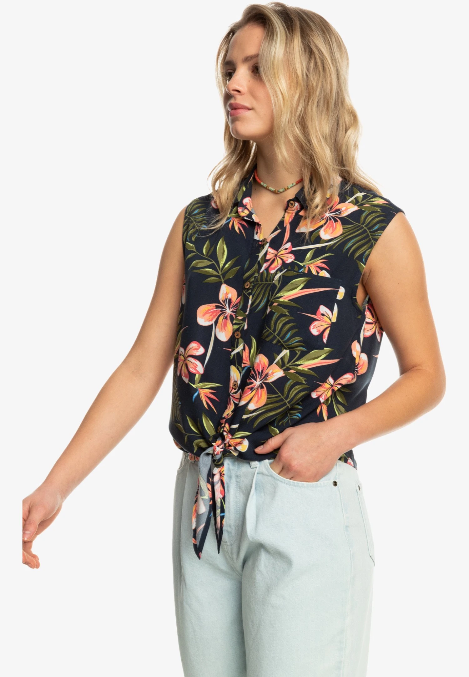 Roxy Tropical View Ärmelloses- Top - Mood Indigo Tropical Depht 6 Roxy Tropical View Ärmelloses- Top - Mood Indigo Tropical Depht - Image 4