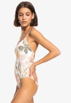 Roxy Printed Classics - Swimsuit - White -Roxy 489e0503c04b4ae181af40e02cea16e0