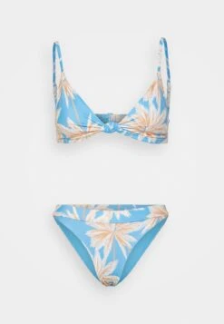 Roxy Love The Surf Knot Set - Bikini - Azure Blue Palm Island -Roxy 49f6f2f78b2f435ba60fb77f0230617d