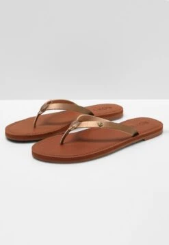 Roxy Janel - T-Bar Sandals - Brown -Roxy 4e0ae04a747e4dd1a2b88e9d14f90720