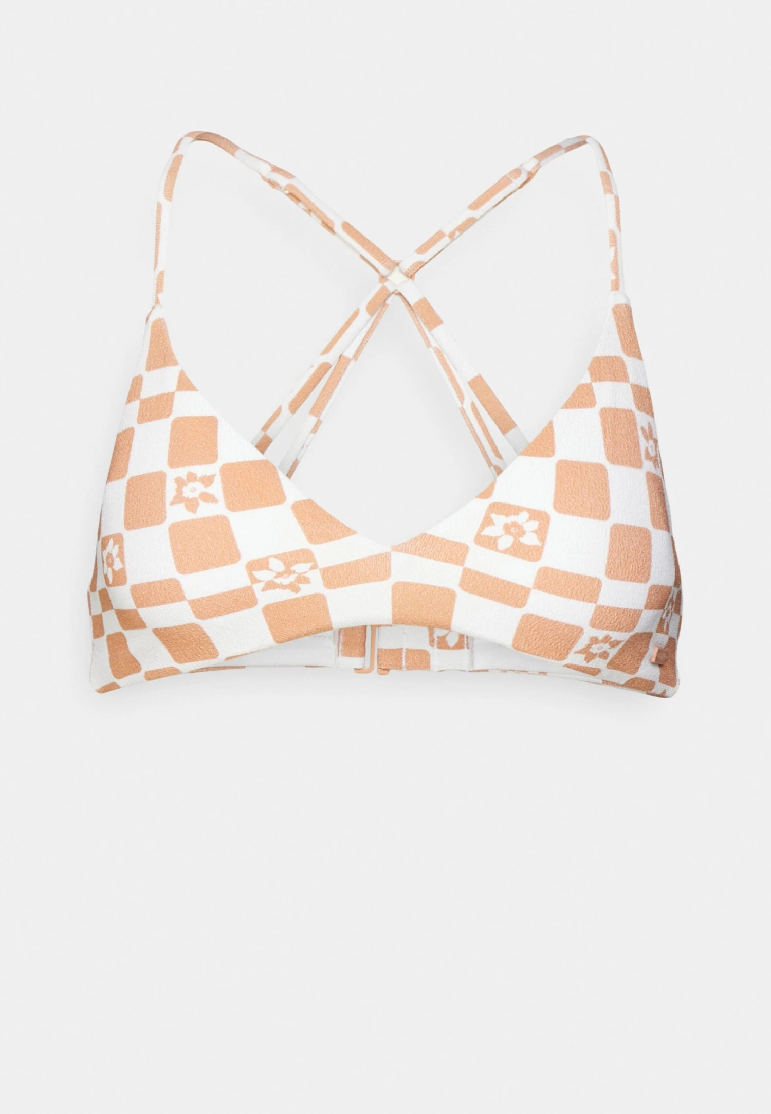 Roxy Check It Athletic- Bikini Top - Cork Flower 7 Roxy Check It Athletic- Bikini Top - Cork Flower - Image 5