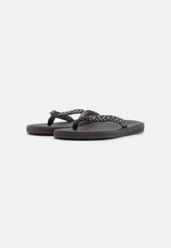 Roxy Clemente - T-Bar Sandals - Anthracite/Black -Roxy 4f7900175761423f8e45d370b04cb671