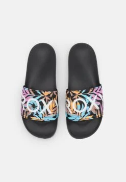 Roxy Slippy Ii - Pool Slides - Black/Multi-Coloured -Roxy 518da8e993604614b7727cf0230f00bd