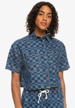 Roxy Wave Club Printed - Kurzarm - Button-Down Blouse