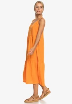Roxy Waiting Line - Day Dress - Mock Orange -Roxy 5ed4c0fe2d1549d78babc61e08d91cc2