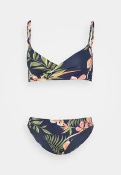 Roxy Into The Sun Wrap Bra Set - Bikini - Mood Indigo/Tropical Depht -Roxy 6373df7e4eac48b2b206aaeca9d9a37c