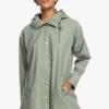 Roxy Rain Dance - Waterproof Jacket - Green -Roxy 6ec13bb84bc14a3f84028525f2c138e9