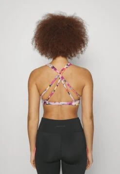 Roxy Heart Into It - Medium Support Sports Bra - Pink -Roxy 700ada75242c45469f85d7830aeccf72