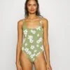 Roxy Retro One Piece - Swimsuit - Loden Green -Roxy 739e901aa3704ec8b378e04f9718fa2f