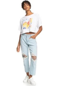 Roxy Fresh Way Mid - Mit Für Erjdp - Straight Leg Jeans - Blue -Roxy 7865d71217d14054b90168c0433db86f