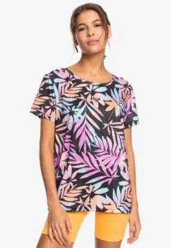 Roxy Signature MovesFunktions - Print T-Shirt - Anthracite Zebra Jungle