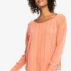 Roxy Boho Mind Langärmliges Mit Waffel - Jumper - Orange -Roxy 839b05014fe444c2a9eb3b7dfdf03f77
