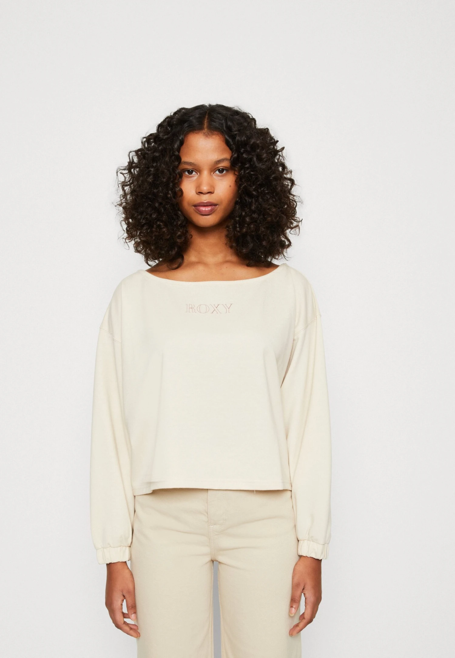 Roxy Next Set Crew - Sweatshirt - Tapioca 5 Roxy Next Set Crew - Sweatshirt - Tapioca - Image 3