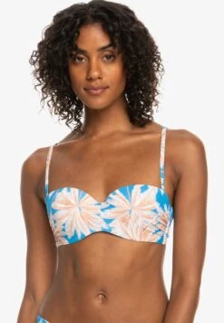 Roxy Love The Vibe - Bikini Top - Azure Blue Palm Island -Roxy 91e23a1940d44a05b4f026975f398b06