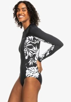 Roxy Onesie New Panels Detail - Swimsuit - Anthracite -Roxy 99e614e73df845d4b10dd3cc4d2164bc