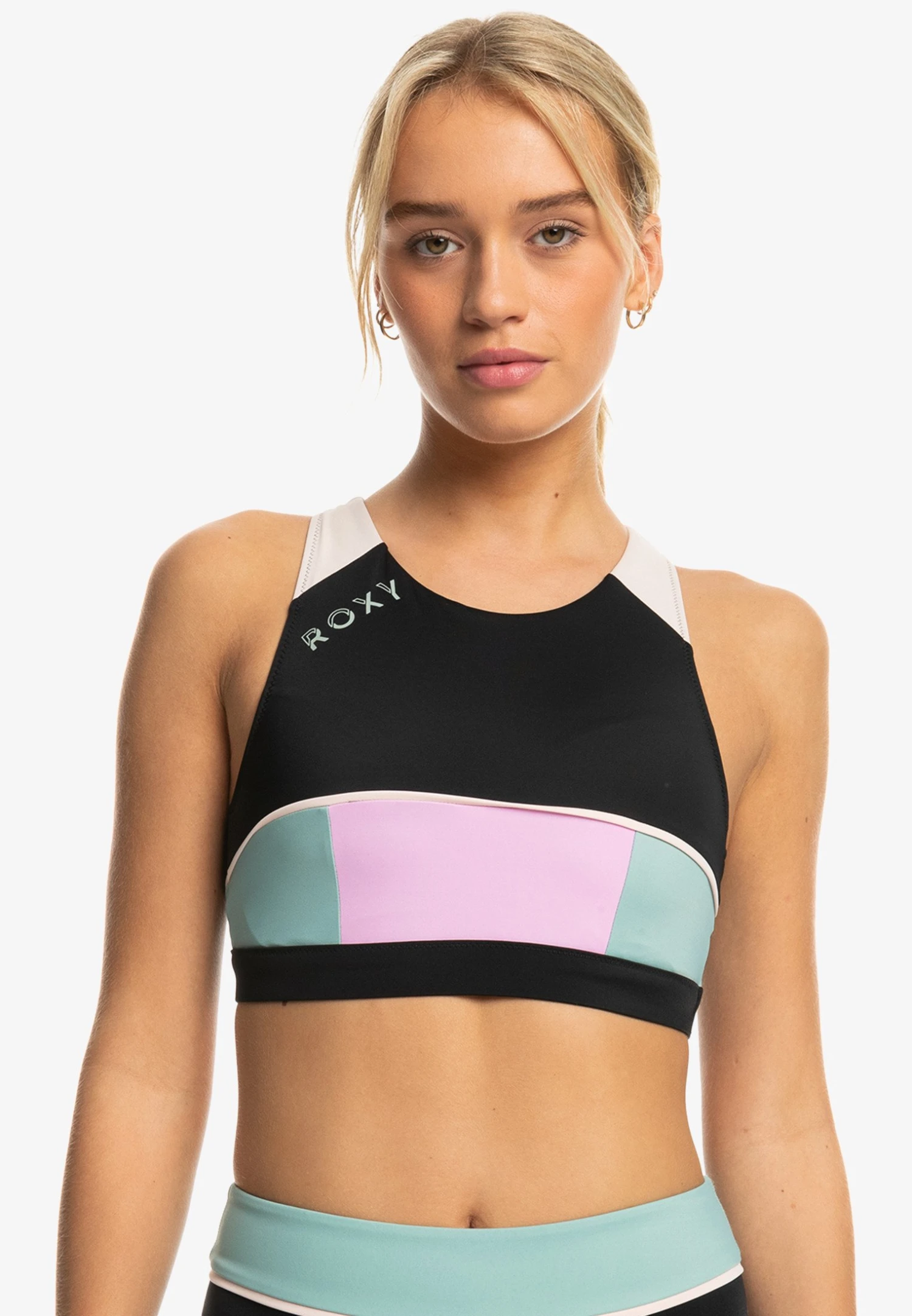 Roxy Active Crop - Bikini Top - Kvj 3 Roxy Active Crop - Bikini Top - Kvj