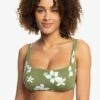 Roxy Retro Dcup - Bikini Top - Green 2 Roxy Retro Dcup - Bikini Top - Green -Roxy 9d0aaa298e974ad29000d37a5539eb92