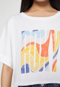 Roxy I Will Miss You Tees - Print T-Shirt - Bright White -Roxy a18c361f920643178c95f8cafae25308