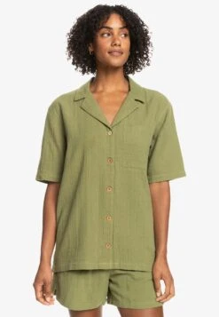 Roxy Aloha Sunset - Button-Down Blouse - Loden Green
