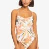 Roxy Printed Classics - Swimsuit - White -Roxy a31bb777e87c42068568bcd0b373e229