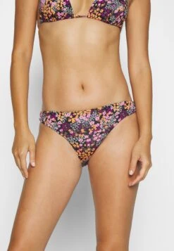 Roxy Beach Classics Kvj8 - Bikini Bottoms - Anthracite Floral Daze