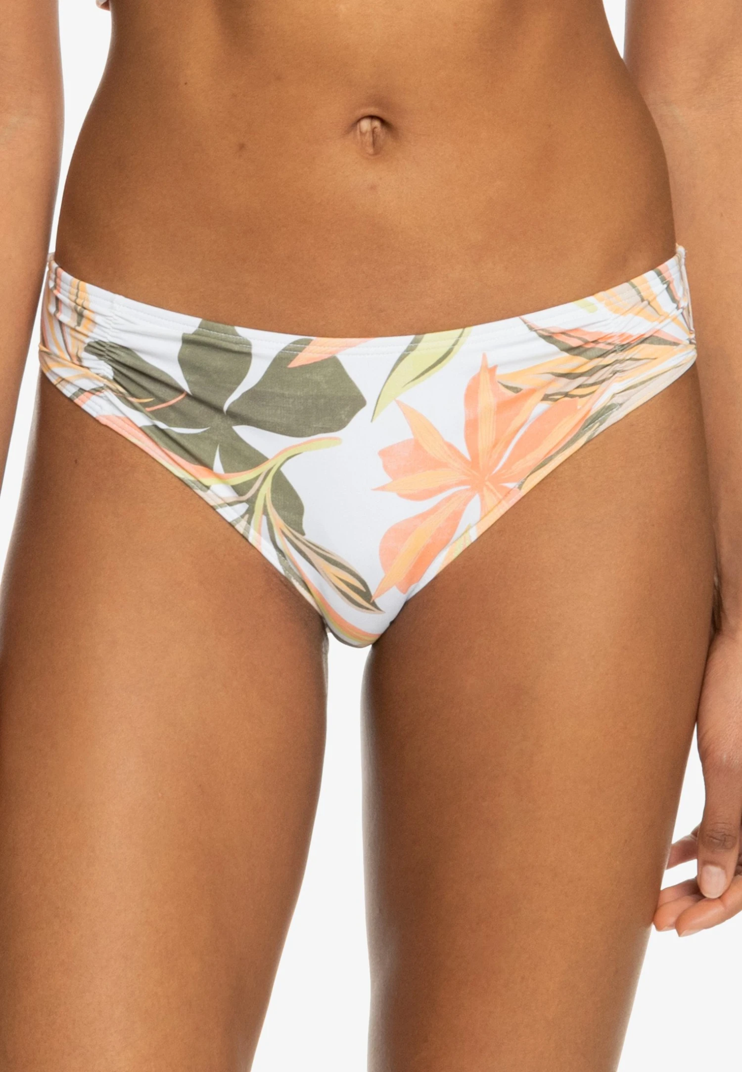 Roxy Beach Classics Hipsterbasic - Bikini Bottoms - Bright White Subtly Salty Flat 3 Roxy Beach Classics Hipsterbasic - Bikini Bottoms - Bright White Subtly Salty Flat