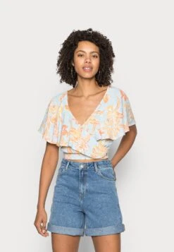 Roxy Clear Skies Printed - Print T-Shirt - Cool Blue Island Time