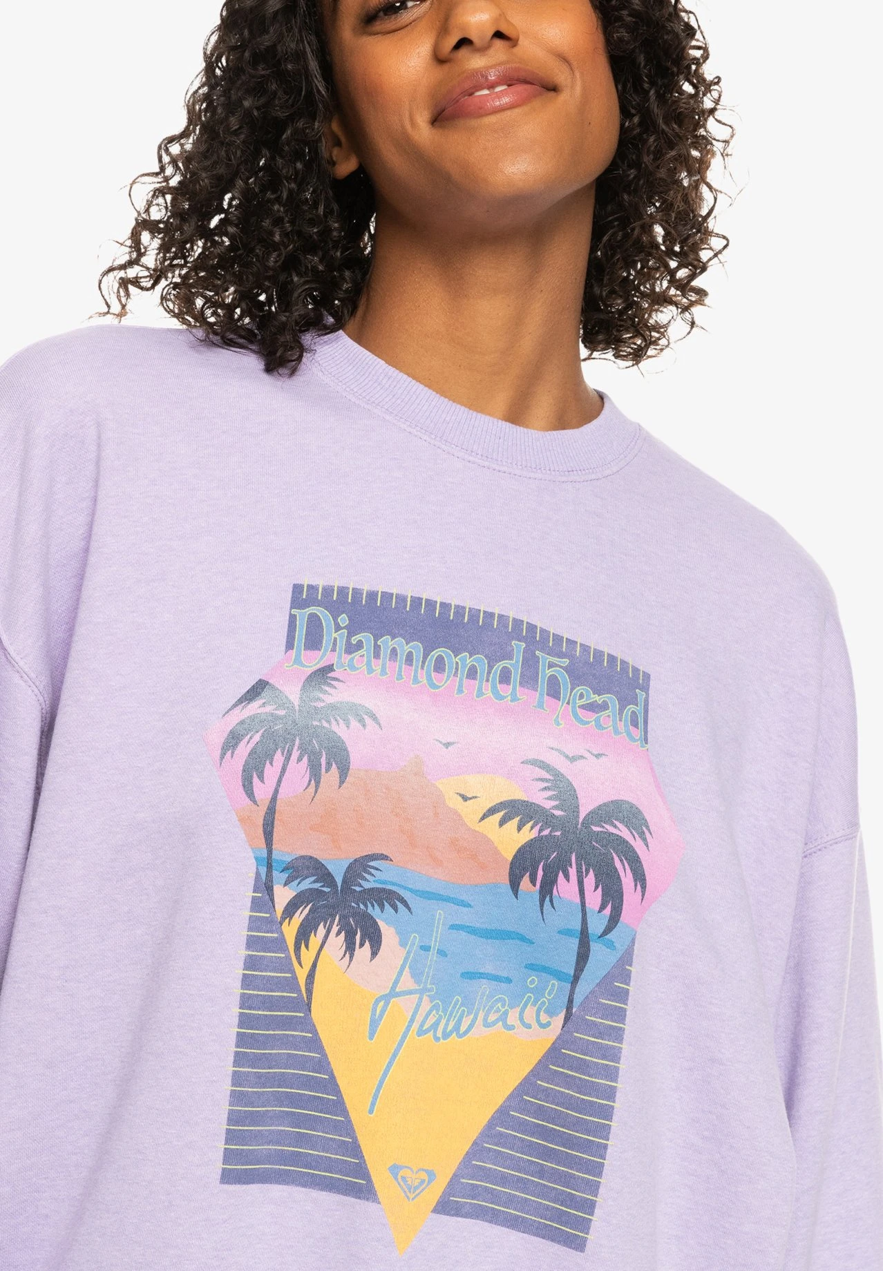 Roxy Take Your Place B - Sweatshirt - Purple Rose 5 Roxy Take Your Place B - Sweatshirt - Purple Rose - Image 3