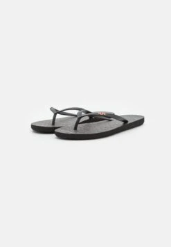 Roxy Viva Stamp - T-Bar Sandals - Anthracite/Black -Roxy a93dc2d3f2884e6a940563df2a1b0974